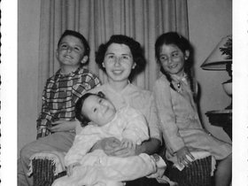 1959 March Mom, Dave, Mary, John.  Very cute.jpg